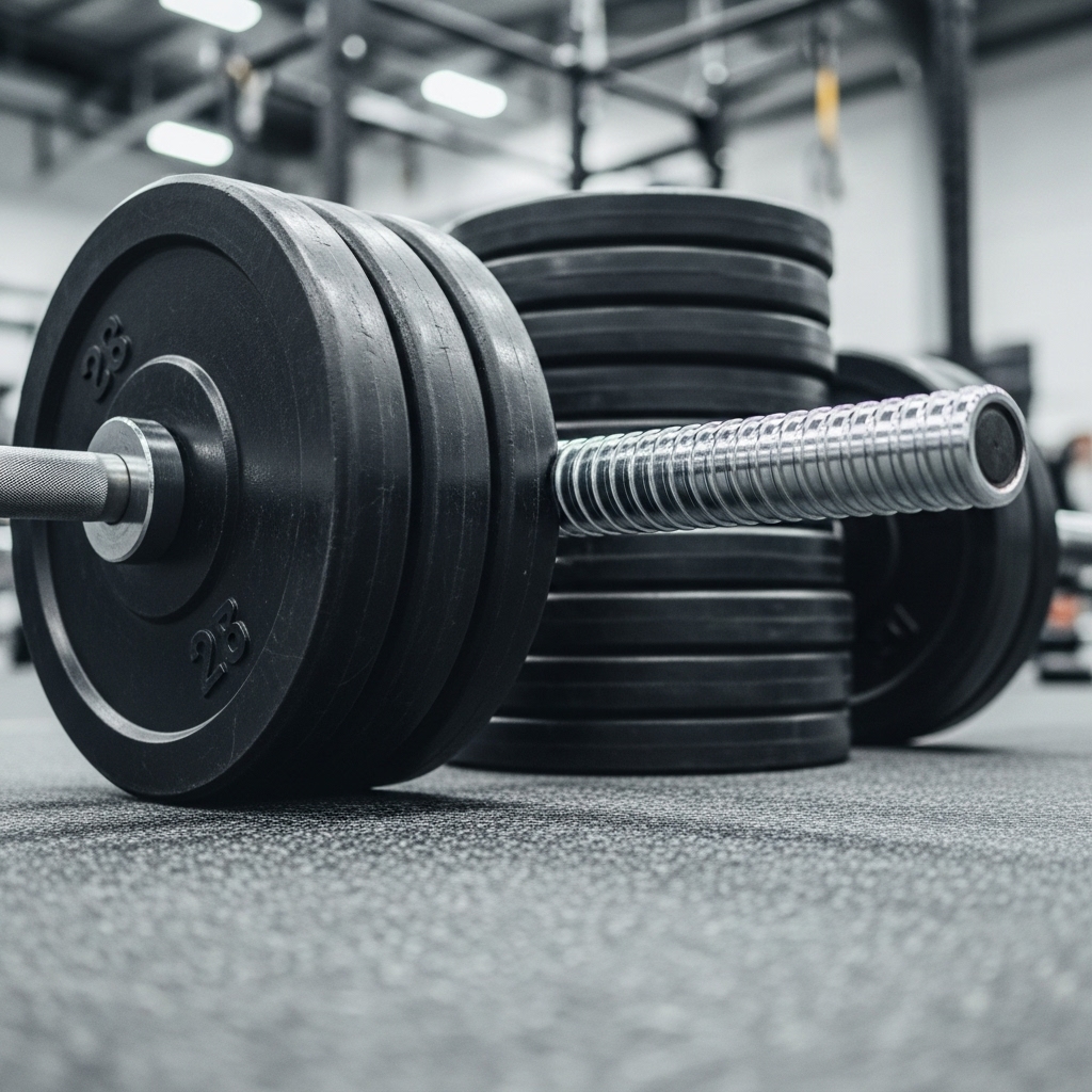 Intense strength training and heavy lifting at Joe's Gym